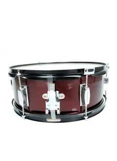 Mike Music 14 x 5.5 Inches Wine Red Snare Drum with Stand by Mike Music - Ideal for Beginners and Professional Drummers  - Image 2