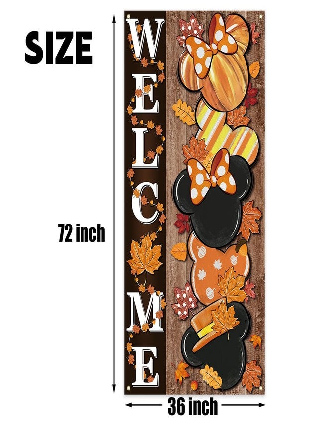 Yarcooly Autumn Mouse Decor - Fall Harvest Thanksgiving Decor for Home Party - Image 3