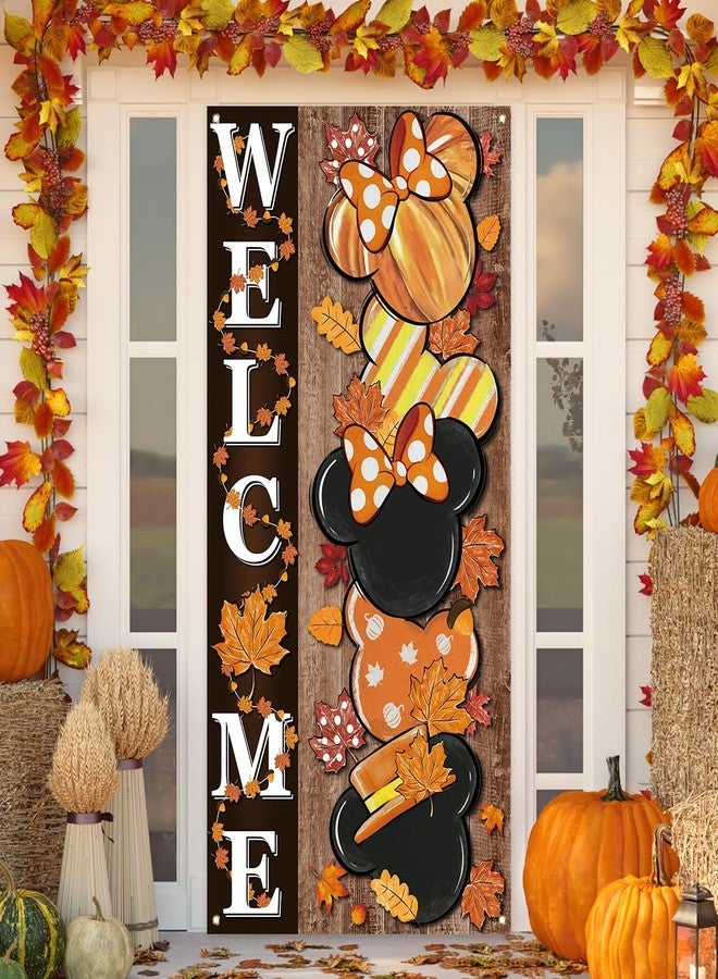 Yarcooly Autumn Mouse Decor - Fall Harvest Thanksgiving Decor for Home Party - Image 2