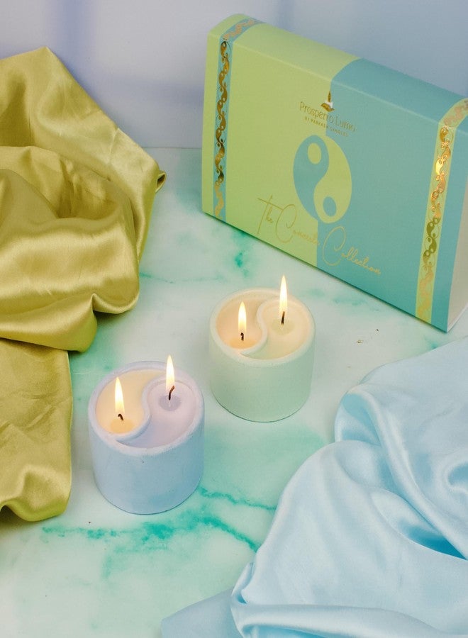 PROSPERRO LUMO by Parkash Candles Premium Yin Yang Scented Candle || Set of 2 || Home Decoration - Image 2