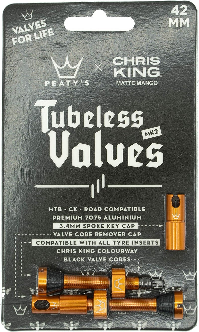 Peaty's Mk2 Tubeless Valves - High Strength Aluminum Bicycle Valve Set - Image 2