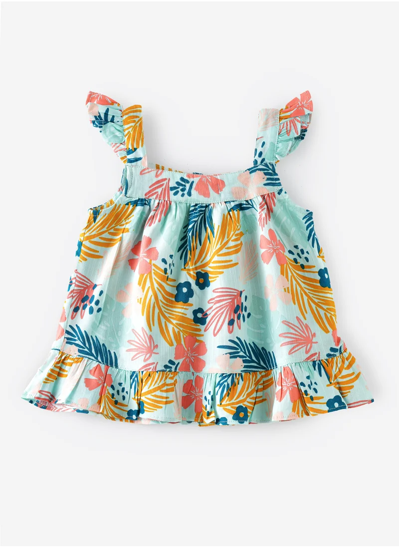 Jelliene Blooming Beauty: Girls' Breezy Viscose Blouse Chic Style & Springtime Comfort