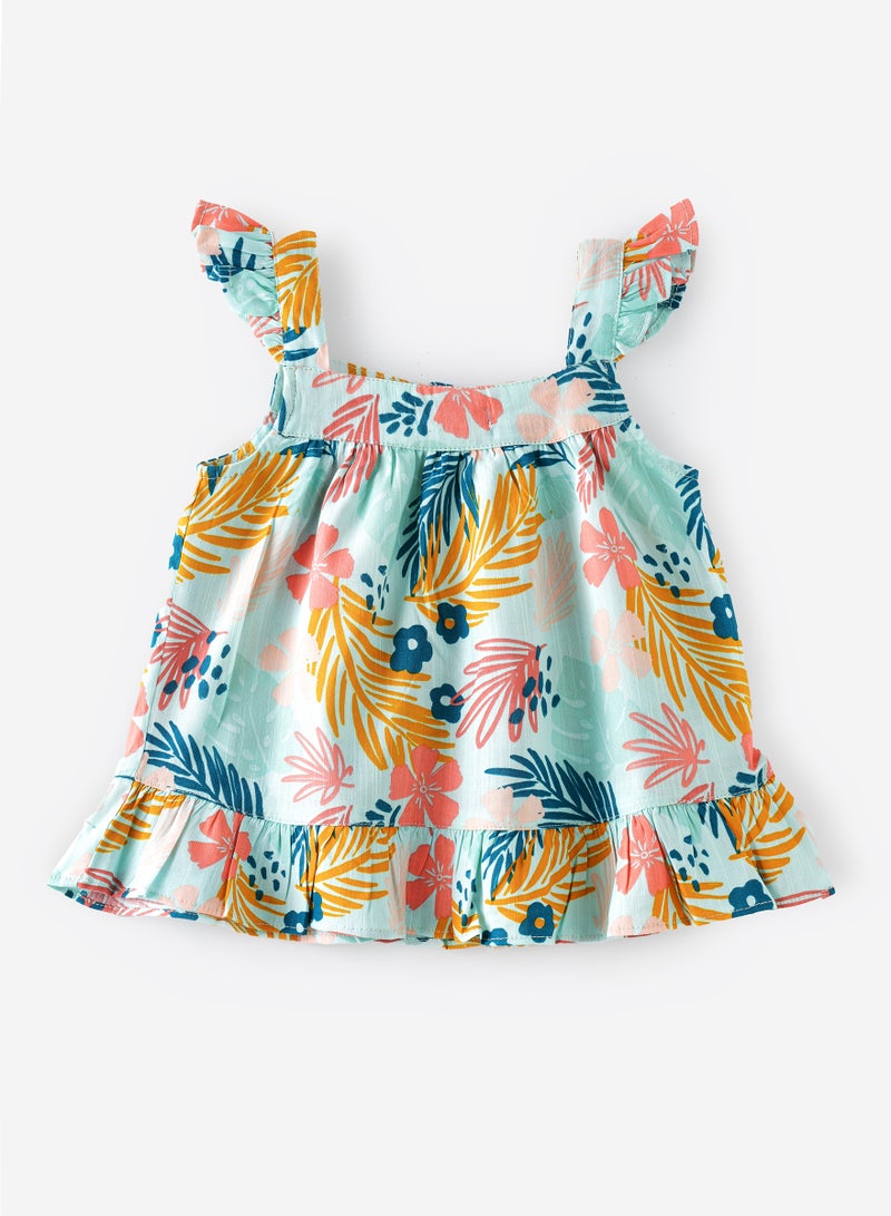 جيلين بلوزة بناتي من الفيسكوز بنمط ربيعي مريح وأنيق - Image 2