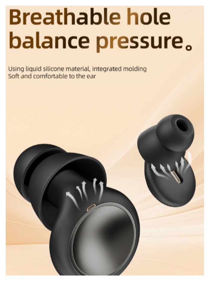 Chabeia 28dB Noise Reduction Earplugs – Reusable Silicone Sleep Ear Plugs, Soft & Comfortable for Side Sleepers, Eco-Friendly Design  - Image 5
