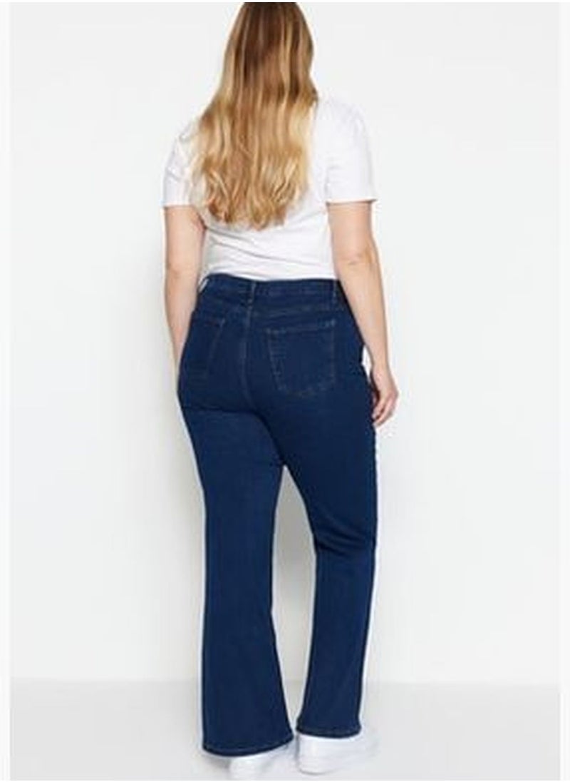 trendyol Indigo High Waist Flare Jeans  - Image 5