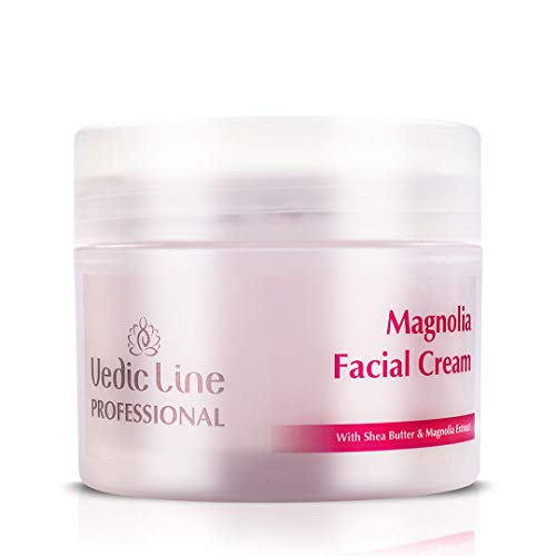 Vedic Line Vedicline Magnolia Massage Cream, Improve Skin Elasticity & Texture with Shea butter, Sweet Almond Oil, Olive Oil for Healthy Glowing Skin, 500ml - Image 1