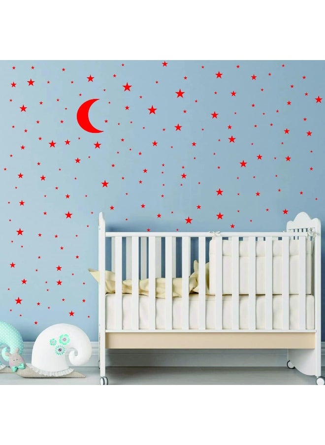 JURUOXIN Moon and Stars Wall Decal Vinyl Sticker for Kids Boy Girls Baby Room Decoration Good Night Nursery Wall Decor Home House Bedroom Design  - Image 4