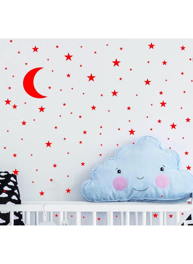 JURUOXIN Moon and Stars Wall Decal Vinyl Sticker for Kids Boy Girls Baby Room Decoration Good Night Nursery Wall Decor Home House Bedroom Design  - Image 2