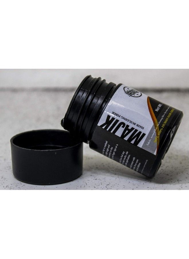 MAJIK - 100% Human Hair Fiber For Unisex (Natural Black) 7 Gram Pack Of 1 - Image 1