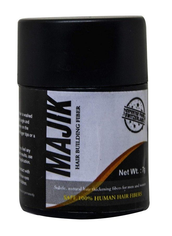 MAJIK - 100% Human Hair Fiber For Unisex (Natural Black) 7 Gram Pack Of 1 - Image 1