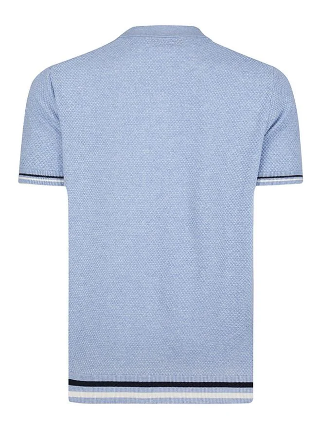 JIMMY SANDERS Tricot 100% Cotton Polo Shirt Short Sleeve