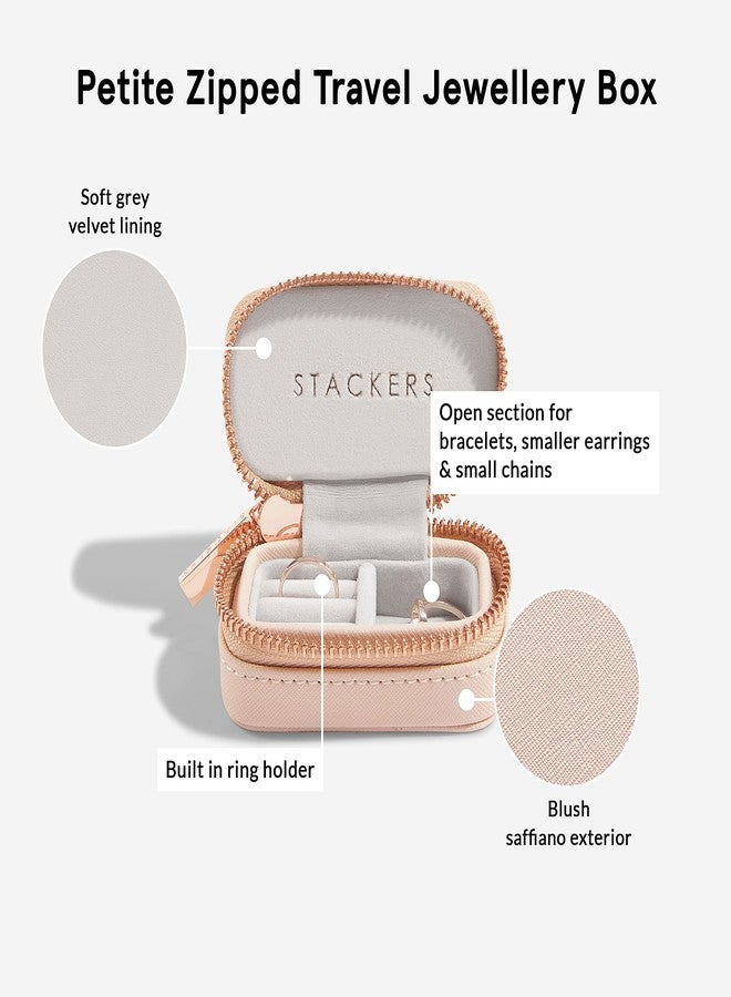 Stackers Blush Pink Petite Travel Jewelry Box - Image 4