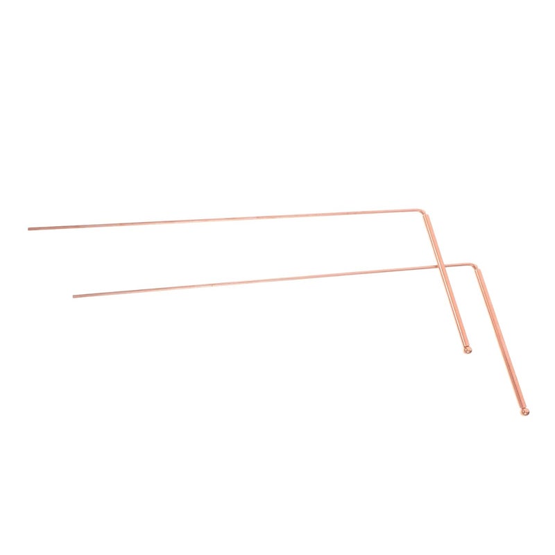 Copper Dowsing Rods Set High Precision Divining Tools for Water Detection Treasure Hunting - Image 2