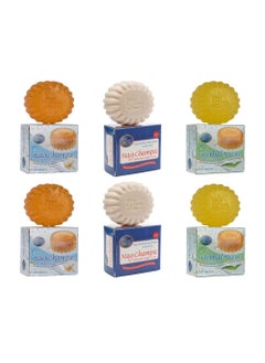 NAG CHAMPA GLYCERIN SOAP GIFT SET 6 LARGE BARS 2 EACH NAG CHAMPA NAG CHAMPA GLYCERIN AND HERBAL NEEM GLYCERIN 6 Bars 52 Oz 150 Gms Each