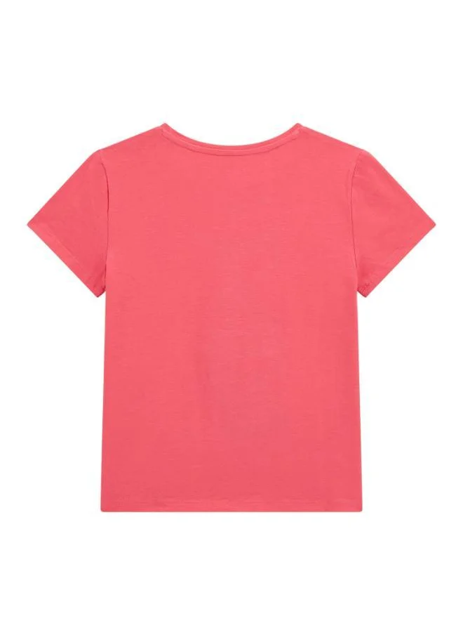 جس Kids Graphic Print Crew Neck T-Shirt