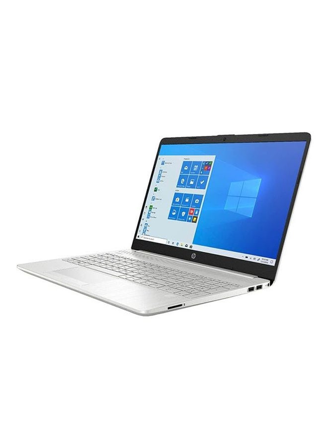 HP لابتوب 15-‎dw بشاشة دقة كاملة الوضوح مقاس 15.6 بوصة ومعالج كور i3-1115G4 وذاكرة رام 8 جيجابايت ومحرك أقراص SSD سعة 256 جيجابايت وبطاقة رسومات إنتل دقة فائقة الوضوح ونظام ويندوز 10 اللغة الإنجليزية فضي - Image 2