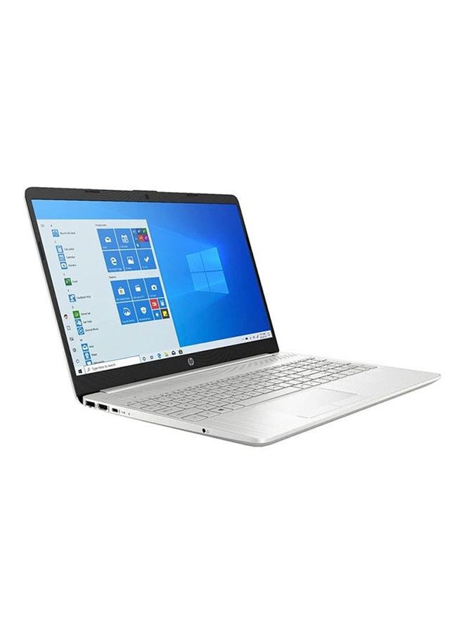 HP لابتوب 15-‎dw بشاشة دقة كاملة الوضوح مقاس 15.6 بوصة ومعالج كور i3-1115G4 وذاكرة رام 8 جيجابايت ومحرك أقراص SSD سعة 256 جيجابايت وبطاقة رسومات إنتل دقة فائقة الوضوح ونظام ويندوز 10 اللغة الإنجليزية فضي - Image 3