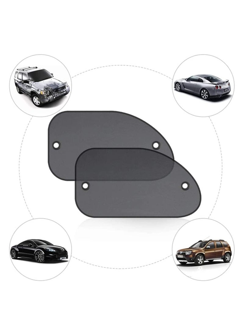 HERIOS - Car Window Sunshades, Side Window Sunshades, Cling Sunshade, for Car Windows, Sun, Glare, and UV Rays Protection for Your Child - Baby Side Window Car Sun Shades, 2 Pack Universal - Image 1