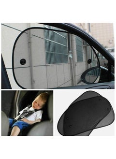 HERIOS Car Window Sunshades, Side Window Sunshades, Cling Sunshade, for Car Windows, Sun, Glare, and UV Rays Protection for Your Child - Baby Side Window Car Sun Shades, 2 Pack Universal  - Image 5