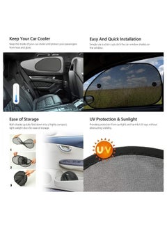 HERIOS Car Window Sunshades, Side Window Sunshades, Cling Sunshade, for Car Windows, Sun, Glare, and UV Rays Protection for Your Child - Baby Side Window Car Sun Shades, 2 Pack Universal  - Image 4