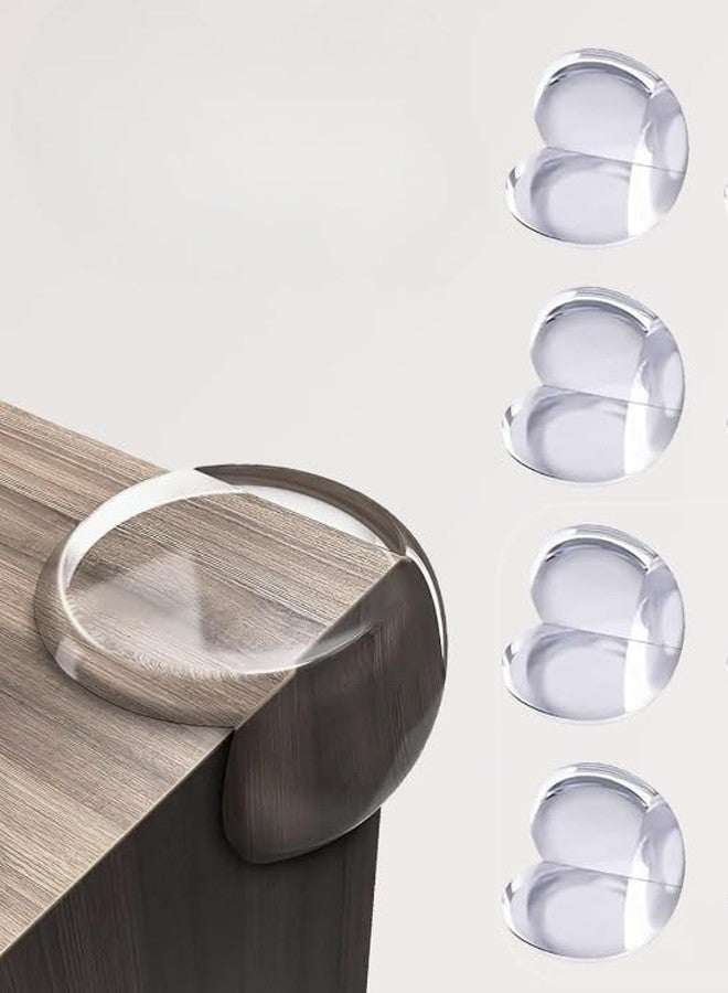 Babysafehouse 4 Piece Corner Guards for Babies Protection from Sharp Edges and Corners of Furniture (Transparent) - Image 1