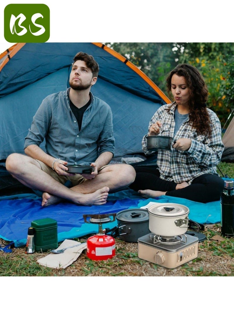 BS Ultra-light, portable, and versatile gas stove | emergency gas stove、camp stove、camping accessories、camping stove、portable gas stove、portable stove | Stable and windproof | Powerful flame and 3-second ignition | No power required | 75% smaller than conventional stoves | Suitable for camping, fishing, and indoor cooking - Image 5