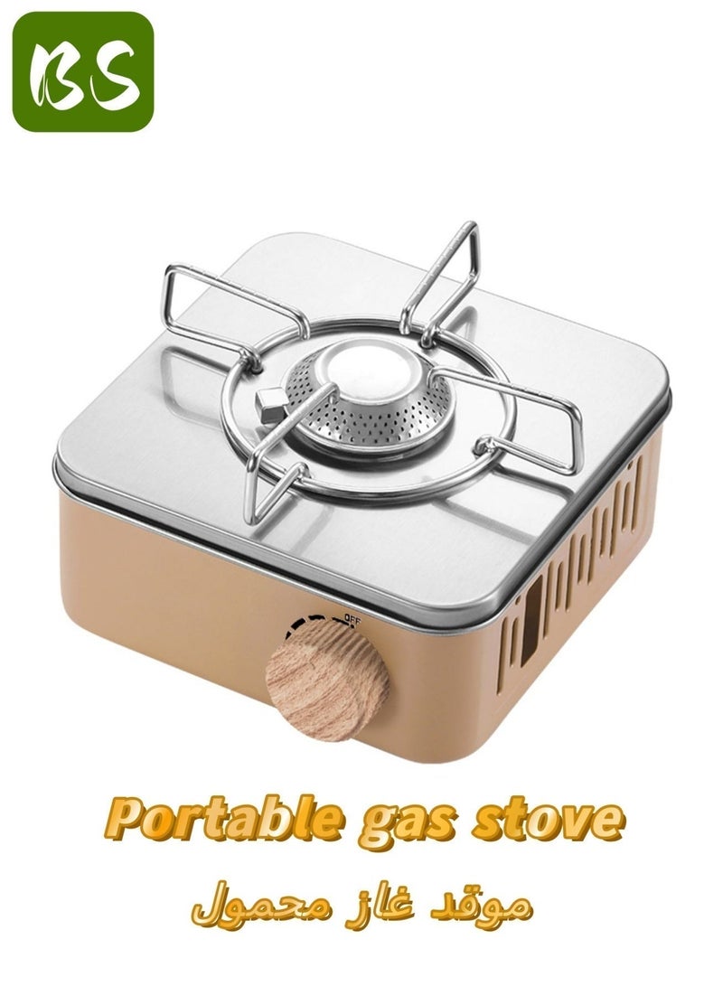 BS Ultra-light, portable, and versatile gas stove | emergency gas stove、camp stove、camping accessories、camping stove、portable gas stove、portable stove | Stable and windproof | Powerful flame and 3-second ignition | No power required | 75% smaller than conventional stoves | Suitable for camping, fishing, and indoor cooking - Image 1
