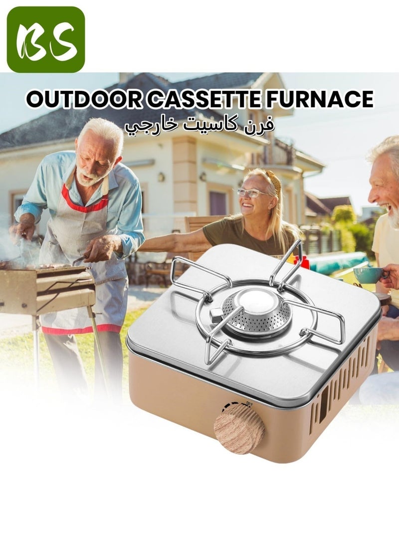 BS Ultra-light, portable, and versatile gas stove | emergency gas stove、camp stove、camping accessories、camping stove、portable gas stove、portable stove | Stable and windproof | Powerful flame and 3-second ignition | No power required | 75% smaller than conventional stoves | Suitable for camping, fishing, and indoor cooking - Image 3