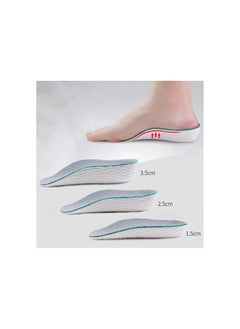 Generic Brandone Insoles Height Increas - Brandone Insoles, Orthopedic High Pads 1.0, The First Orthopedic Height Insoles, Arch Support Height Increase Insoles, Heel Lifts (Black, 0.98in/2.5cm)  - Image 1