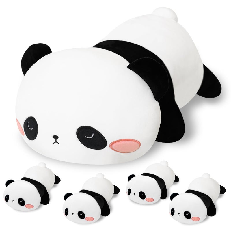 SQEQE Panda Stuffed Animals with Babies Inside Belly 1 Mommy Stuffed Panda with 4 Cute Babies Plushie Gifts Ideal for Kids and Adults - Image 2