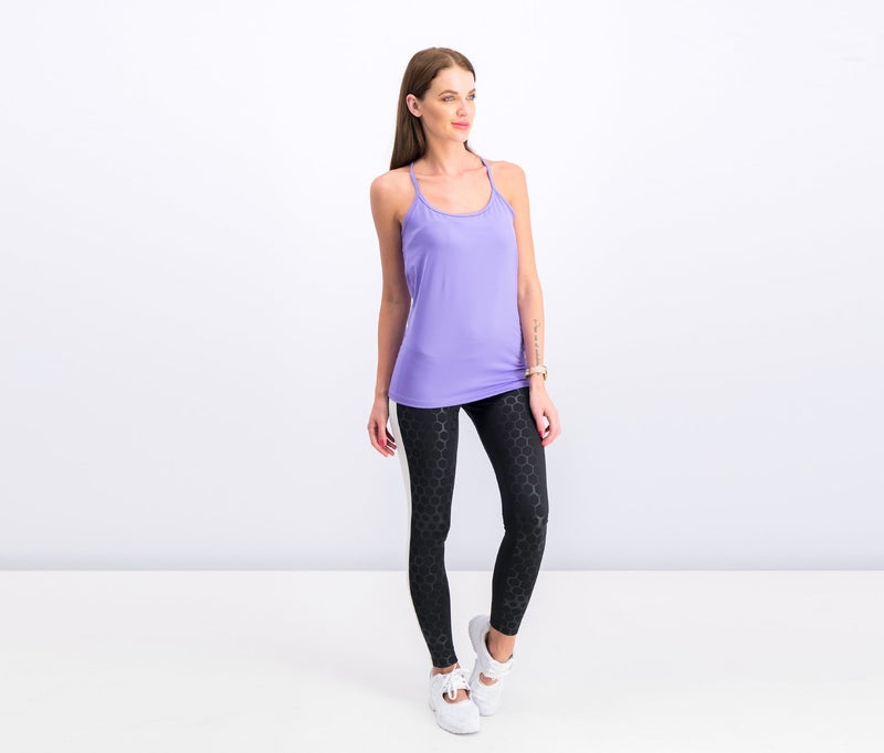 Reebok Women Sleeveless Tank, Orchid - Image 2