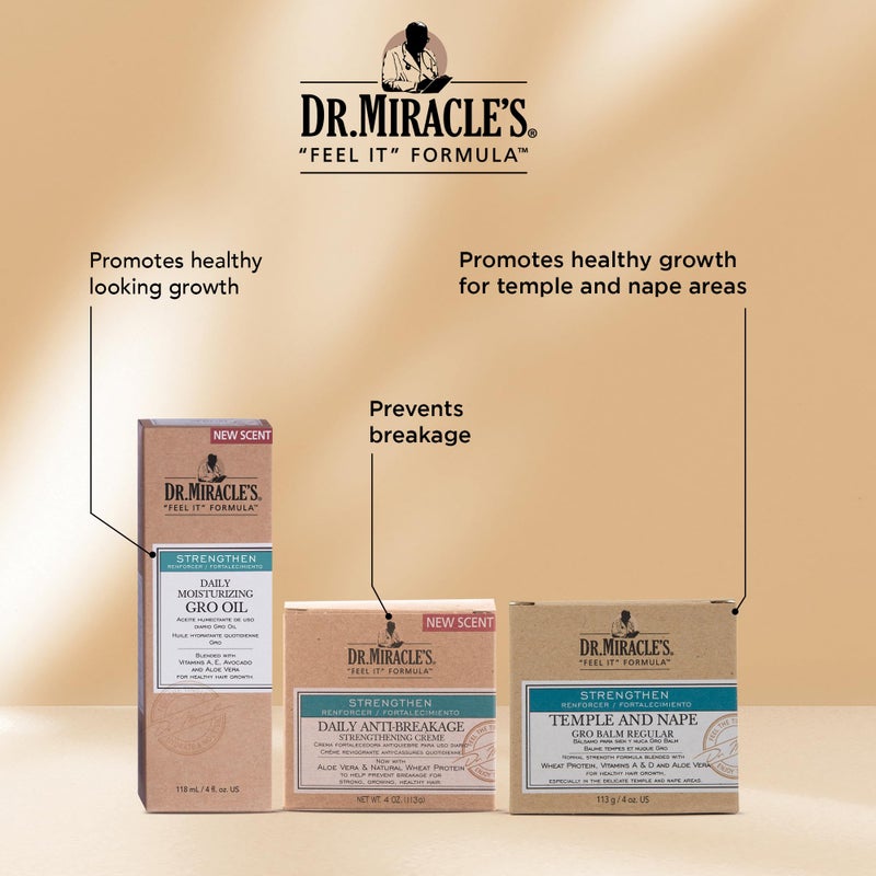 Dr. Miracle's Daily Moisturizing Gro Oil, Blended with Vitamins A, D, E, Avocado & Aloe Vera For Healthy Hair Growth, 4 Ounce - Image 5