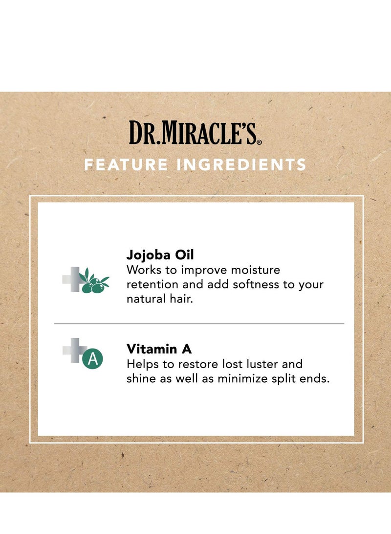 Dr. Miracle's Dr. Miracle's daily moisturizing gro oil blended with vitamins A D E avocado & aloe vera for healthy hair growth 4 ounce - Image 3