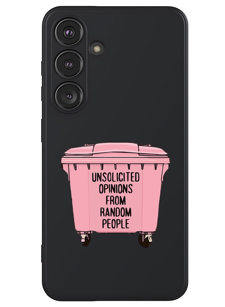 Theodor Protective Slim Fit Case Liquid Silicone Cover with Full Body Protection Anti-Scratch Shockproof Case For Samsung Galaxy S25 Plus (Black) - Opinions - Image 1