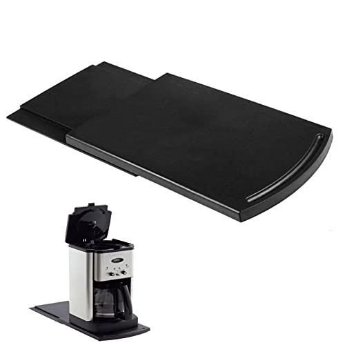 HauSun Handy Sliding Tray Sliding Tray Mat for Coffee Maker,Kitchen Appliance Moving Caddy,Countertop Stoage for Air Fryer, Blender, Stand Mixer,Food Processors,1 Set - Image 1