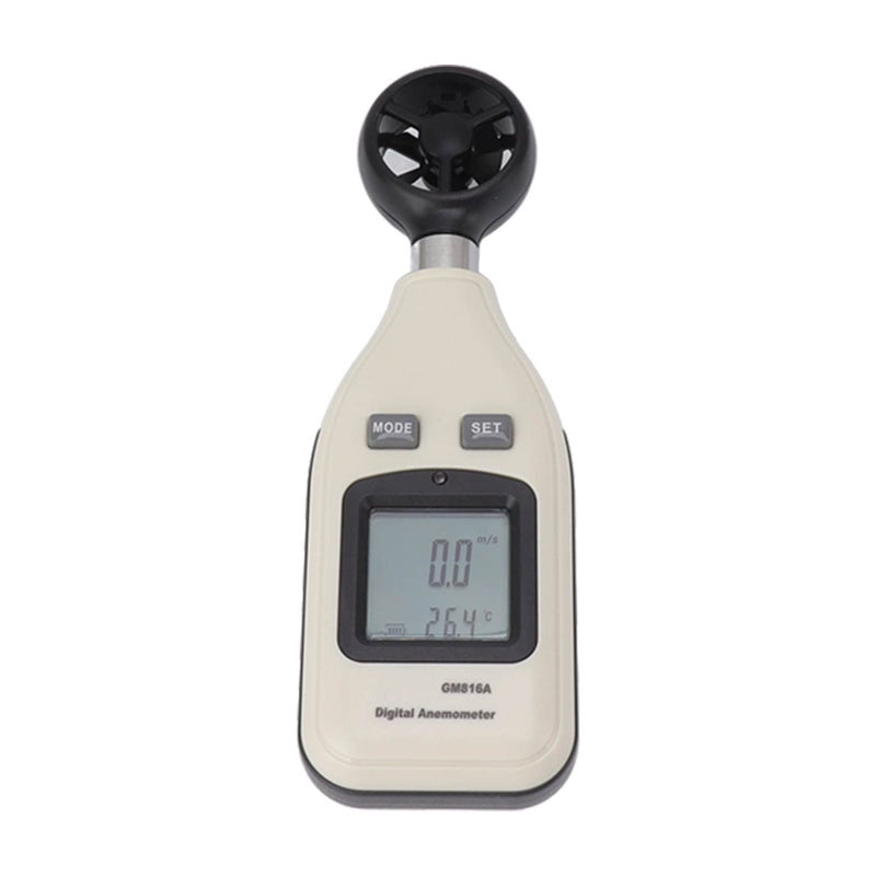 مقياس الرياح الرقمي المحمول بشاشة LCD لقياس سرعة الرياح ودرجة الحرارة للاستخدام الخارجي - Image 5