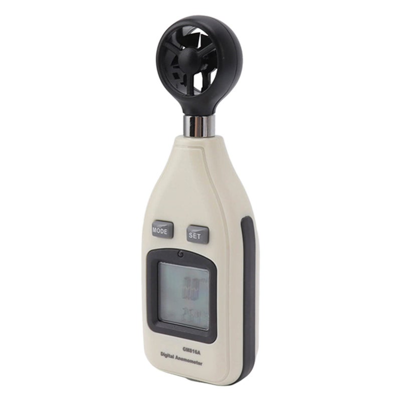 مقياس الرياح الرقمي المحمول بشاشة LCD لقياس سرعة الرياح ودرجة الحرارة للاستخدام الخارجي - Image 2