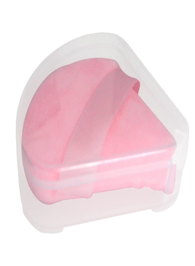 Spunspon 6 Pieces Powder Puff Face Soft Heart Shape and Triangle Makeup Puff for Loose Powder Mineral Powder Body Powder Velour Cosmetic Foundation Blender Sponge Beauty Makeup Tools,Pink - Image 5