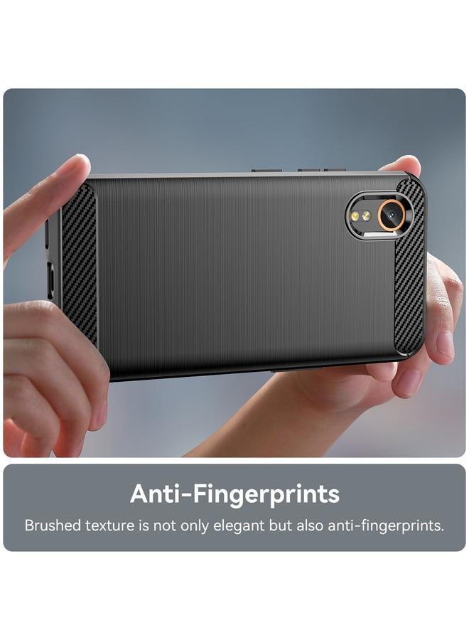 اس-توب جراب لهاتف Samsung Galaxy Xcover 7 مصنوع من ألياف الكربون المصقولة والمصنوعة من مادة TPU - Image 5