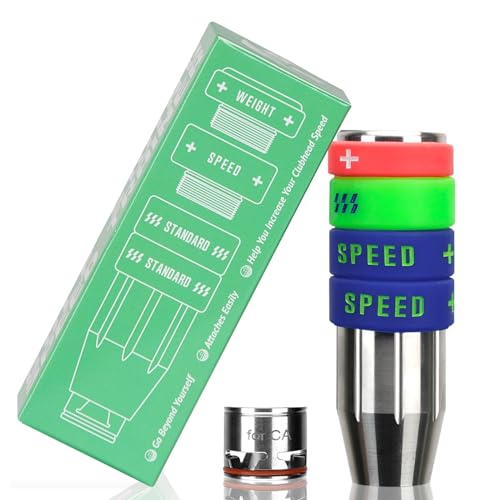 Big Crazy Golf Swing Speed Trainer Adjustable, Golf Training Equipment Three Weight Configuration Options, Golf Tempo Training Aids Connect Your Golf Clubs for Callaway - Image 1