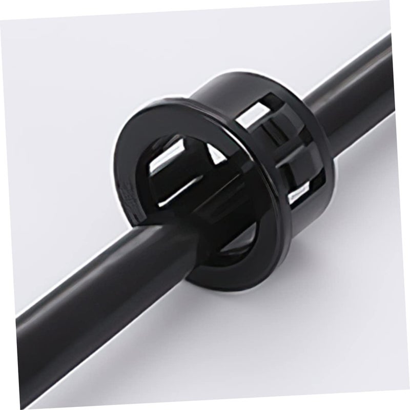 Cabilock 200 Pcs Black Nylon Cable Grommet For Wire Pass Through And Organization - Image 3
