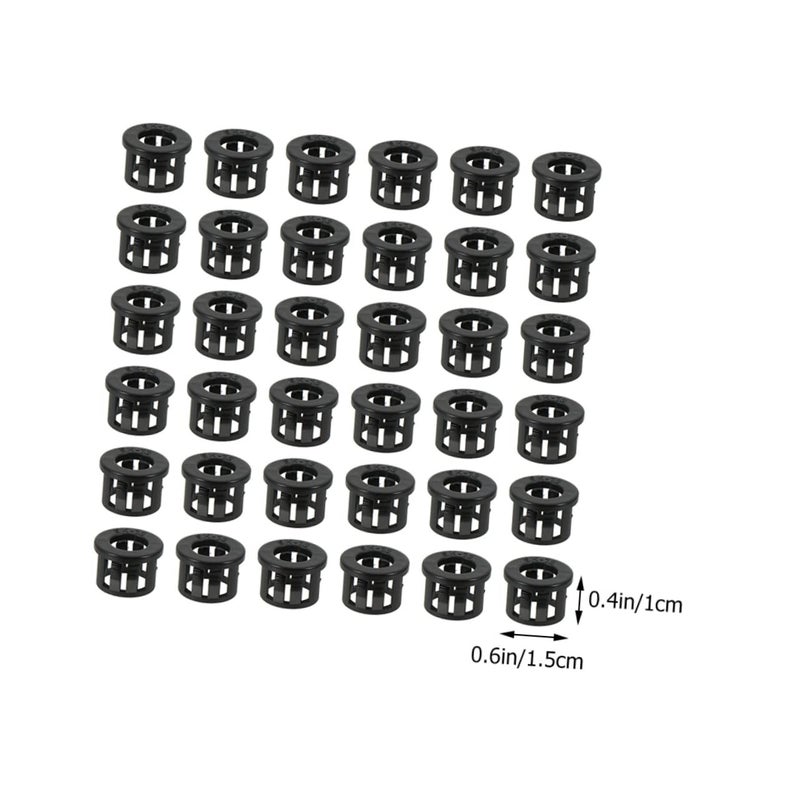 Cabilock 200 Pcs Black Nylon Cable Grommet For Wire Pass Through And Organization - Image 2