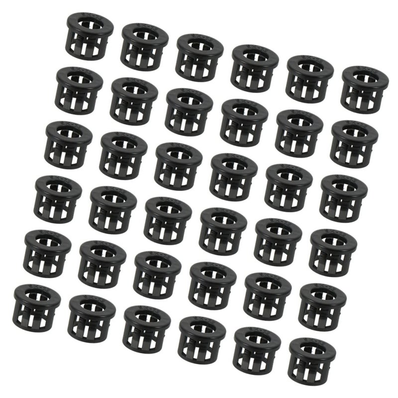 Cabilock 200 Pcs Black Nylon Cable Grommet For Wire Pass Through And Organization - Image 1