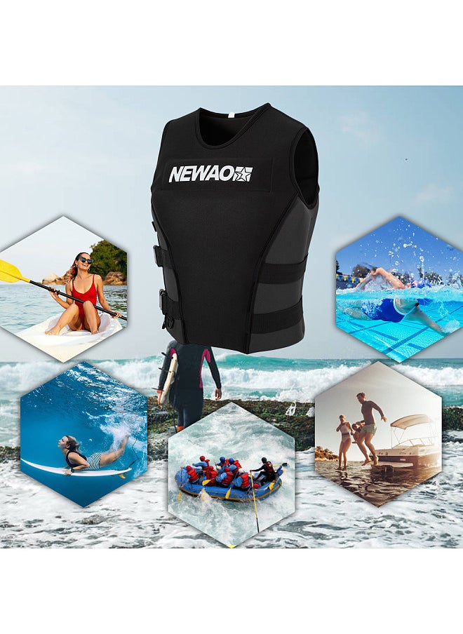 Generic - Adults Life Jacket Neoprene Safety Life Vest for Water Ski Wakeboard Swimming - Image 1