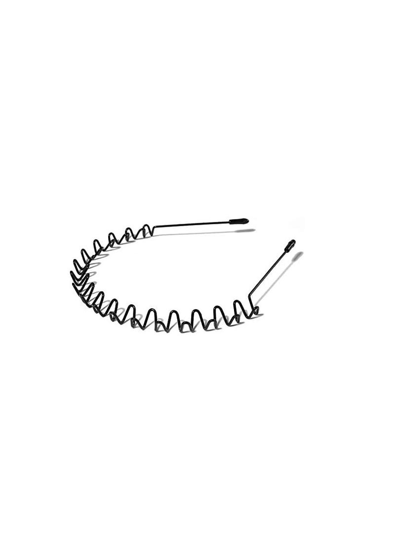 ORiTi ORiTi 5 Pcs Metal Hair Bands, Unisex Wavy Headband Metal Hair Hoop, Metal Spring Wavy Hairband  - Image 4