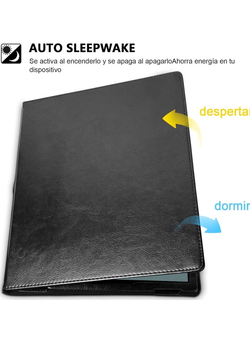 General - Case Compatible with Onyx Boox Note Air 3C 10.3 inch Paper Tablet - PU Leather Case with Wrist Strap/Pen Holder and Automatic Sleep Wake-up Function - Image 1