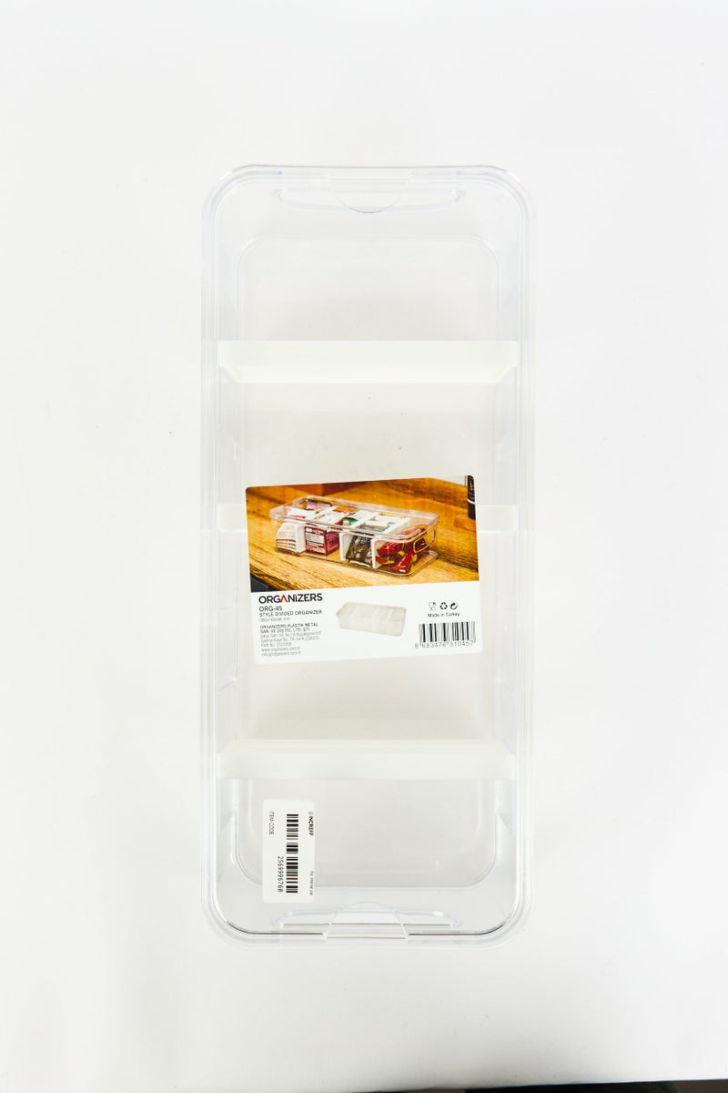 ORGANiZERS Style Divided Organizer, Transparent - Image 1