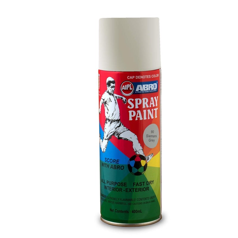 Abro SP-90 Multipurpose Colour Spray Paint Can for Cars and Bikes (Siemens Grey, 400ml) (SP-90_1) - Image 1