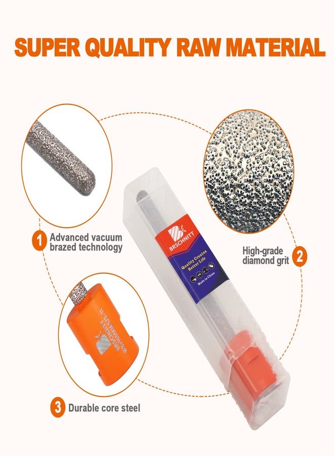 BRSCHNITT Diamond Mortar Raking Bit,BRSCHNITT 5/16 Inch x 4 Inch Diamond Mortar Router with 5/8-11 Thread for Mortar Raking Tuck Pointing Granite Marble Concrete Masonry Stone Removals (8x100mm) - Image 5