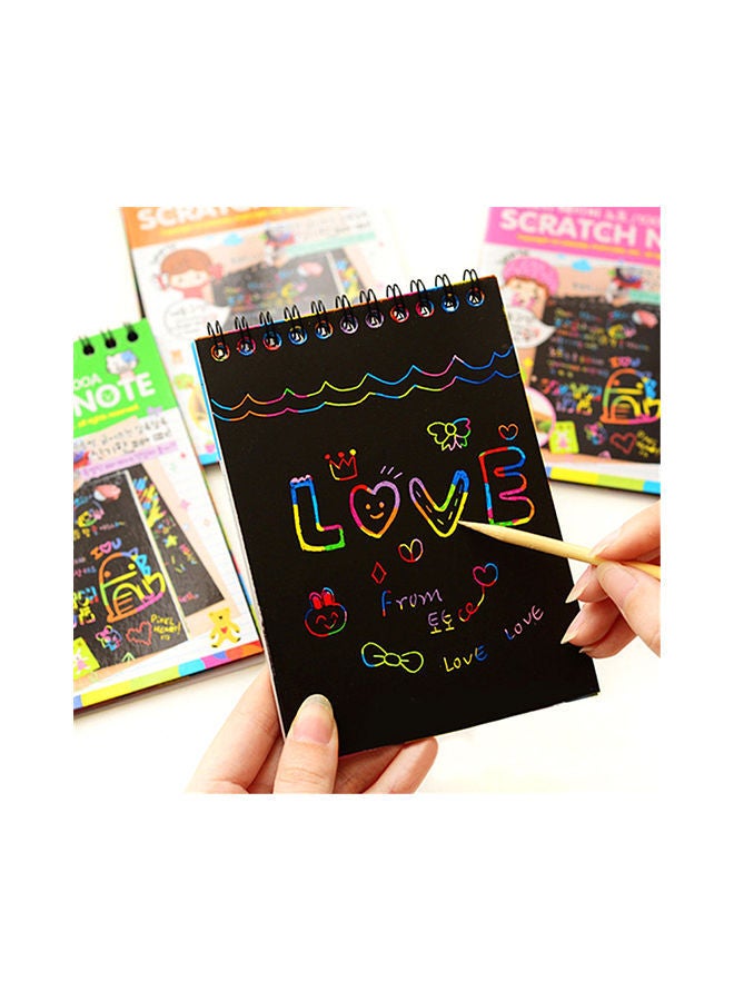 نيبمينينت طقم دفاتر ملاحظات بورق ملون وتصميم مبتكر مكون من 3 قطع متعدد الألوان